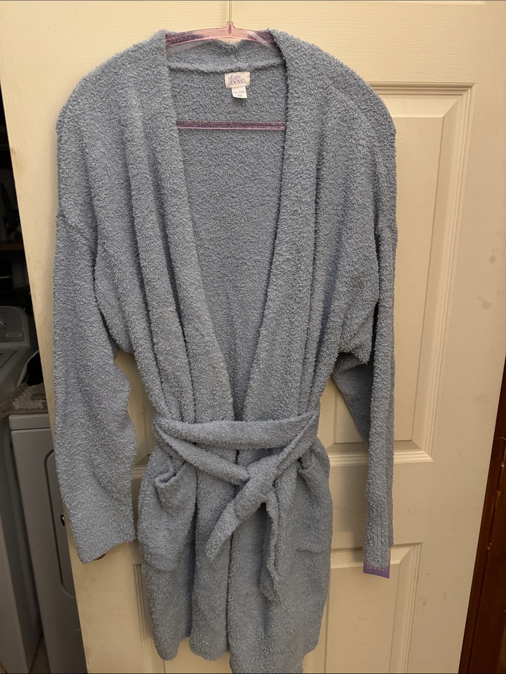 stars above Light Blue Plush Robe - NWT - size xl/xxl